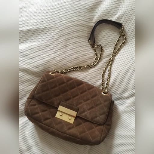 Zdjęcie oferty: Torebka Michael Kors brązowa zamszowa 