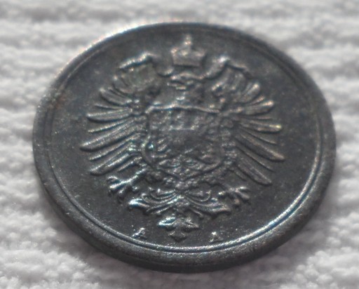 Zdjęcie oferty: Wilhelm I 1 fenig pfennig 1876 A Berlin Prusy