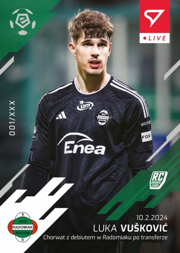 Zdjęcie oferty: L-41 Luka Vušković Ekstraklasa 23/24 LIVE Radomiak