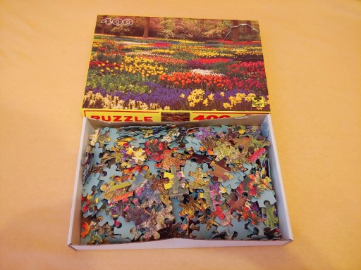 Zdjęcie oferty: PUZZLE trefl FLOWERS kwiaty 400 elementów 40x60cm