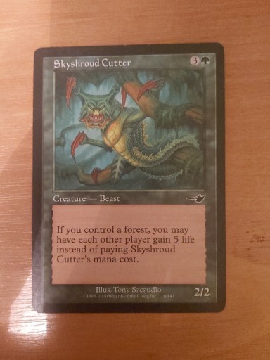 Zdjęcie oferty: Karta Skyshroud Cutter. Magic The Gathering 