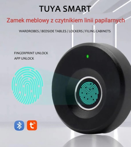 Zdjęcie oferty: Zamek meblowy Smart z czytnikiem biometrycznym