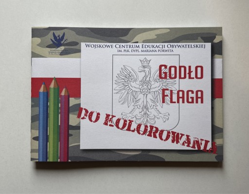 Zdjęcie oferty: GODŁO I FLAGA - DO KOLOROWANIA - DLA DZIECI 