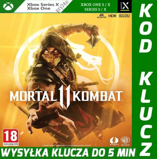 Zdjęcie oferty: MORTAL KOMBAT 11 PL XBOX ONE X|S SERIES X|S KLUCZ