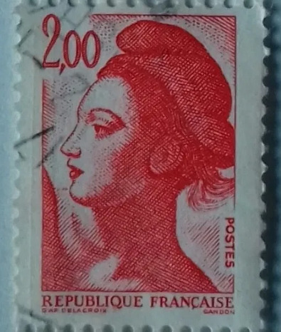 Zdjęcie oferty: Znaczek pocztowy Liberty \ Wolność | Francja 1983