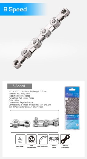 Zdjęcie oferty: Łańcuch 8s - SHIMANO kompatybilny, DOSTAWA GRATIS!