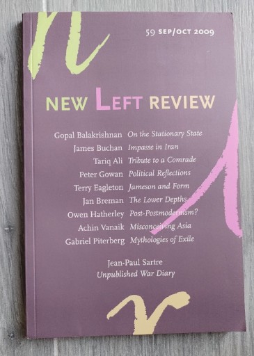 Zdjęcie oferty: New Left Review 59 Sartre, Eagleton, postmodernizm