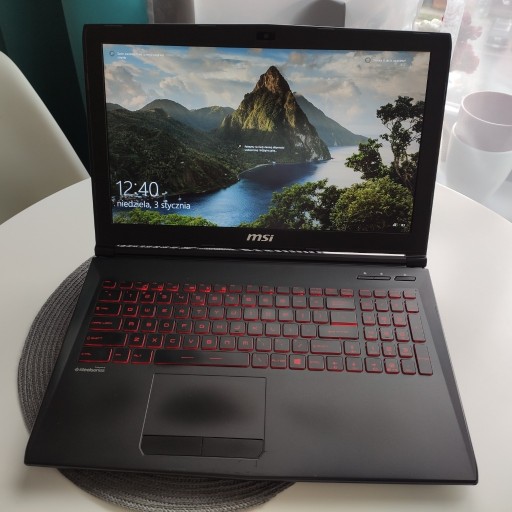 Zdjęcie oferty: Laptop MSI GL62MVR 7RFX i7-7700HQ/16GB/HD+SSD/GTX1