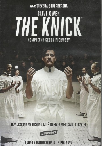 Zdjęcie oferty: The Knick 4 DVD Kompletny Sezon Pierwszy Lektor PL