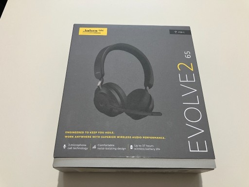 Zdjęcie oferty: Nowe słuchawki bezprzewodowe Jabra Evolve 2 65