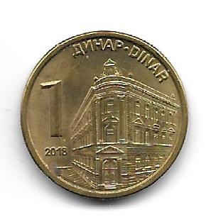 Zdjęcie oferty: SERBIA - 1 DINAR - 2018