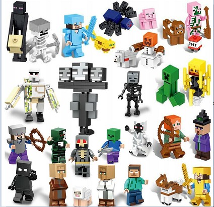 Zdjęcie oferty: Zestaw 29 Figurek Figurki Klocki Minecraft + LEGO 