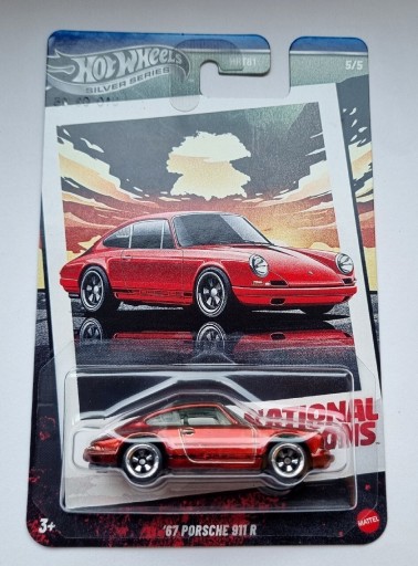 Zdjęcie oferty: Hot Wheels Chase 67 Porsche 911 R National Icons Silver Series jak sth