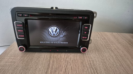 Zdjęcie oferty: Radio VW RCD 510 VW Passat B6 B7 Golf 6 Sharan KOD