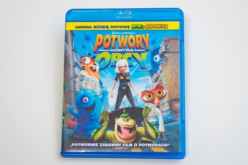 Zdjęcie oferty: Potwory kontra Obcy Monsters vs. Aliens Blu-ray PL