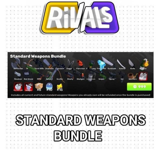 Roblox Rivals Standard Weapons Bundle | Wieliczka | Kup teraz na ...