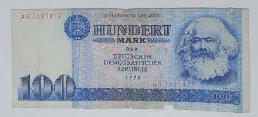 Zdjęcie oferty: Banknot 100 marek niemieckich DDR, NRD