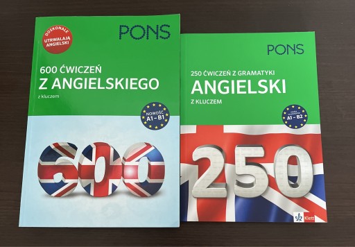 Zdjęcie oferty: Zestawy 2 książek wydawnictwa Pons z kluczem 