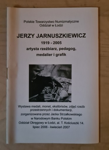 Zdjęcie oferty: Jerzy Jarnuszkiewicz 1918-2005 wystawa w NBP Łódź