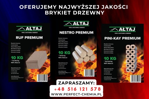 Zdjęcie oferty: Brykiet drzewny Ałtaj - 96 Worków x 10 Kg 975 KG