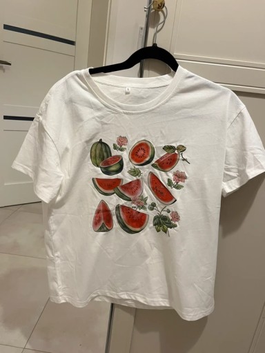 Zdjęcie oferty: T-shirt z nadrukiem arbuz rozmiar L bawełna 100%