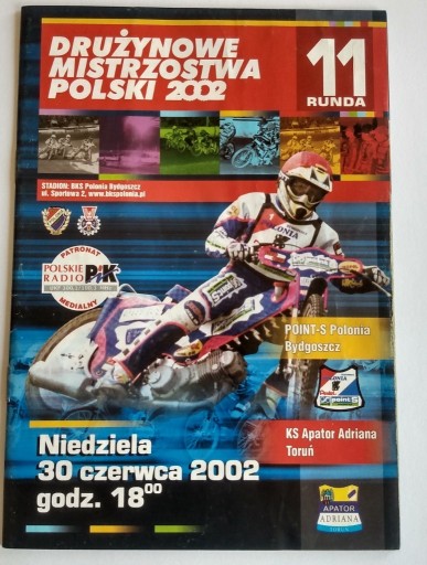 Zdjęcie oferty: DMP 2002 Polonia Bdg Apator żużel speedway 