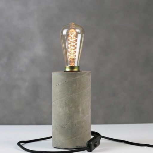 Zdjęcie oferty: Lampa loft z betonu architektonicznego - szara 