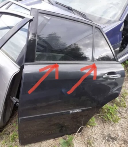 Zdjęcie oferty: Listwy szyb drzwi Lexus RX 2006-09