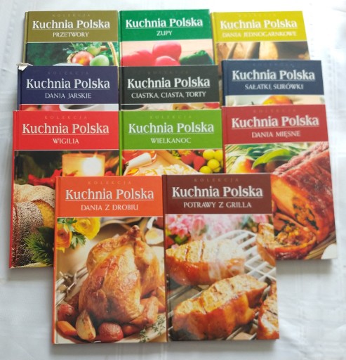 Zdjęcie oferty: Kuchnia Polska 11 książek Surówki Wielkanoc Wigili