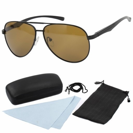 Zdjęcie oferty: Polar Fashion 3004 C1 żółte przeciwsłoneczne okulary z polaryzacją etui