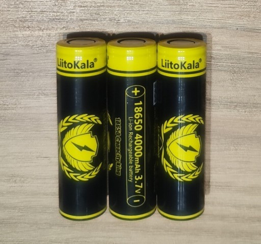 Zdjęcie oferty: Akumulator Li-ion Lii-King4000 4000mAh 12A 3.7V zestaw 3 sztuk 