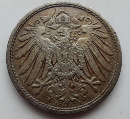 Zdjęcie oferty: Niemcy Cesarstwo Niemieckie 10 fenigów 1912 A