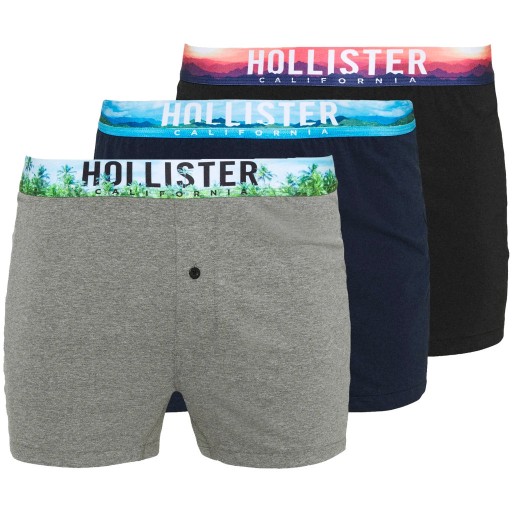 Zdjęcie oferty: HOLLISTER by Abercrombie Bokserki Majtki 3 szt M