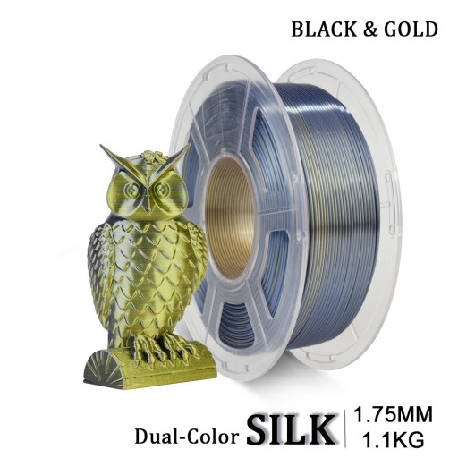 Zdjęcie oferty: Filament Dual Color Silk PLA+ Sunlu/Jayo 1.1kg