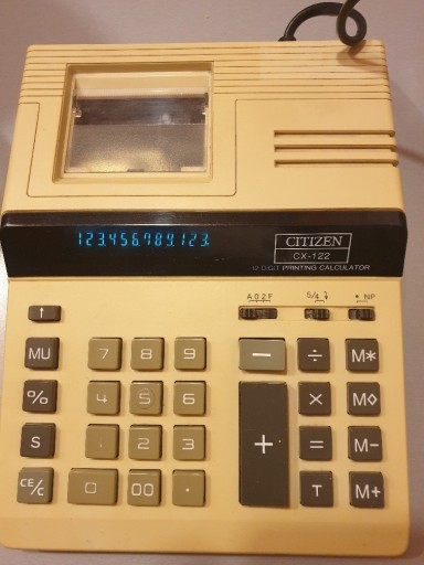 Zdjęcie oferty: Kalkulator CITIZEN CX-122