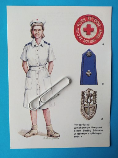Zdjęcie oferty: Pielęgniarka Wojsk. Korpusu Służby Zdrowia 1944