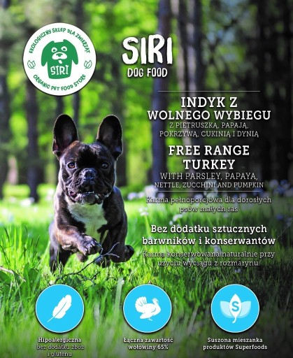 Zdjęcie oferty: FREE RANGE INDYK DLA MAŁYCH RAS 2KG