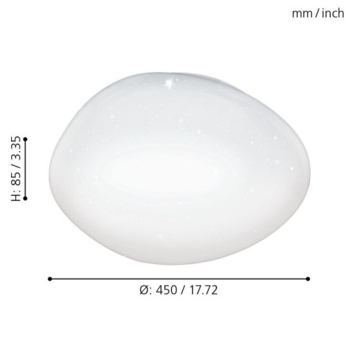 Zdjęcie oferty: PLAFON LED o średnicy 45 cm firmy EGLO