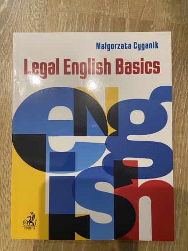 Zdjęcie oferty: Legal English Basic