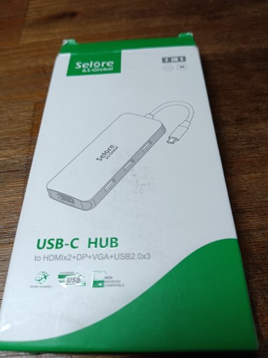 Zdjęcie oferty: Adapter 1xUSB-c 2xHDMI 1xDisplayPort  3 monitory!