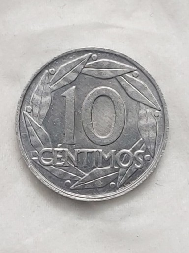 Zdjęcie oferty: 431 Hiszpania 10 centymów, 1959