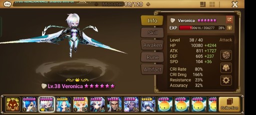 Zdjęcie oferty: Summoners War, Starter LD5 Veronica