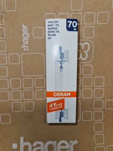 Zdjęcie oferty: Osram VIALOX NAV-TS 70W SUPER (SON-TS PLUS)4Y