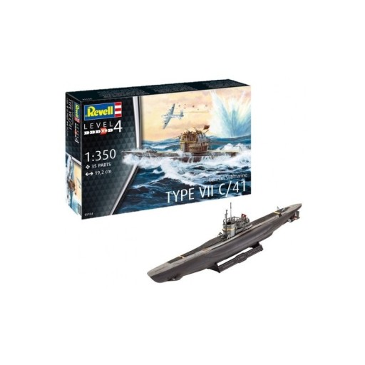 Zdjęcie oferty: U-BOOT VIIC/41 W SKALI 1:350 - REVELL 05154