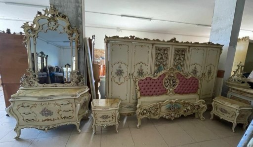 Zdjęcie oferty: Sypialnia wenecka Silik szafa łóżko komoda szafki