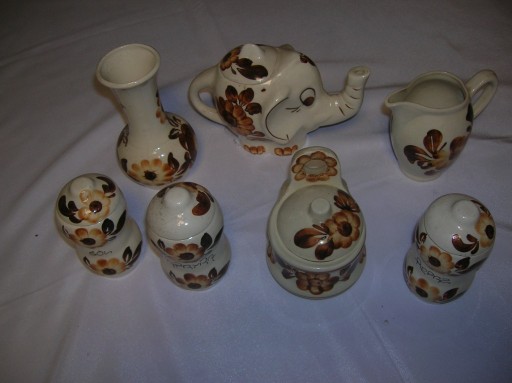 Zdjęcie oferty: Ceramiczny komplet dekoracyjny