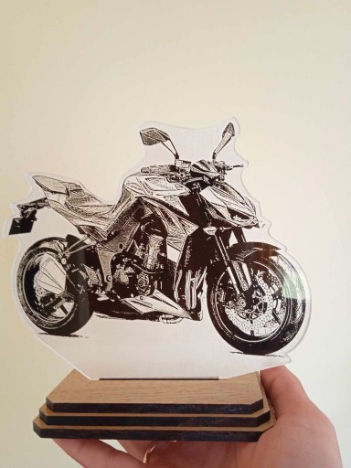 Zdjęcie oferty: figurka motocykla. personalizacja. Grawerowanie 