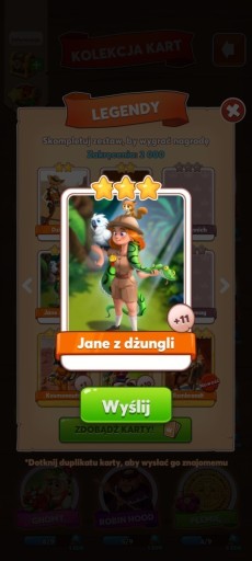Zdjęcie oferty: Coin Master Jane z dżungli