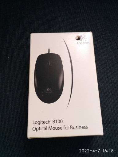Zdjęcie oferty: Mysz optyczna USB Logitech -czarna przewodowa nowa