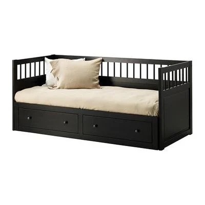 Zdjęcie oferty: IKEA Hemnes rama leżanki 2 szuf. CZARNA + materace